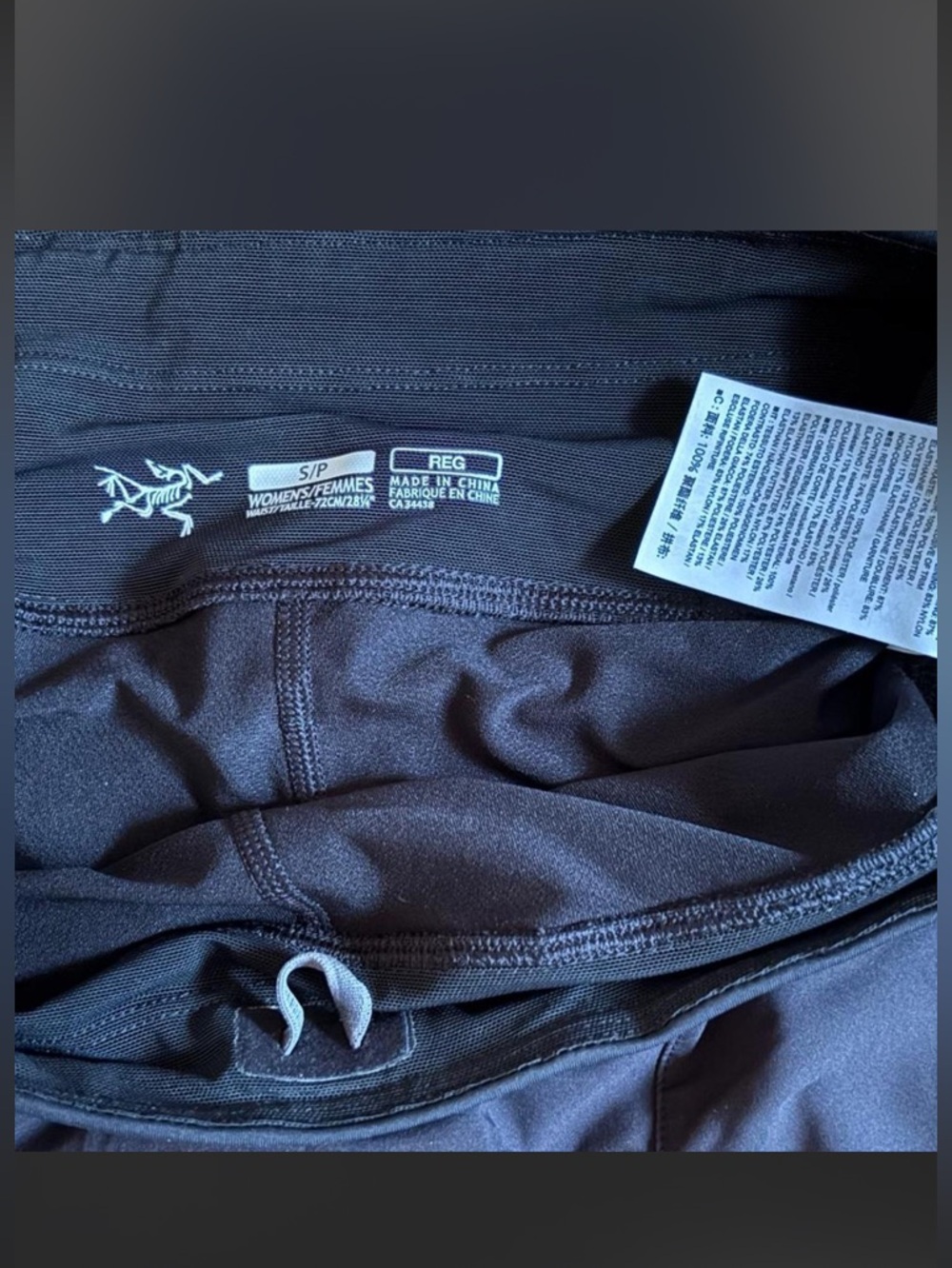 Arc'teryx Black Short Skirt Skort Size Small - Picture 3 of 6